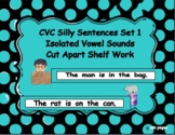 CVC Silly Sentences/Picture Match Isolated vowel sounds set 1