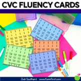 CVC Sound and Word Fluency Task Cards | Phonics Practice |