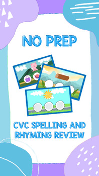 Preview of CVC Spelling and Rhyme Practice 1/10