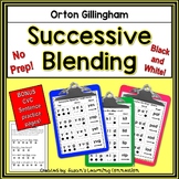 CVC Successive Blending Practice - Print and Go! - Orton G