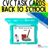CVC Task Cards, CVC Write the Room for Back to School