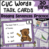CVC Task Cards | Pictures and Words | Vowel O
