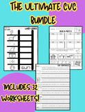 CVC Ultimate Bundle- Includes 32 Worksheets
