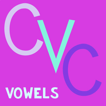 Preview of CVC Vowel Fill-in Boom Cards