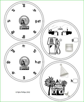 worksheets a family cvc Teaching Pay Teachers Nyla's   by WORD   Crafty WHEELS CVC