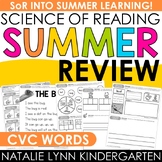 CVC WORDS Science of Reading Summer Review Packet Kinderga