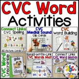 CVC Words Activities Bundle - Blending & Segmenting Practi