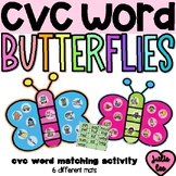 CVC Word Activities for Spring and Decodable Reading Activ