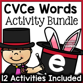 Preview of CVCe Word Activity Bundle - Magic E