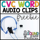 CVC Word Audio Clips FREEBIE