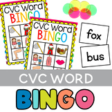 CVC Words BINGO Game