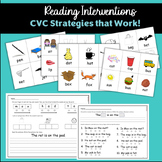Reading Intervention Activities: Small Groups CVC Words Ph