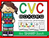 Decodable CVC Word Sound Boxes for Orthographic Mapping, S