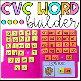 CVC Word Builder Activity - Word Families