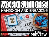 CVC Word Builder Mat | FREEBIE DOWNLOAD |
