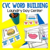 CVC Word Building Activity for Kindergarten Literacy Centers