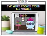 CVC Word Building Phonics for Distance Learning (All Vowel
