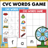CVC Word Work Practice Game Word Building Encoding Fun Pho
