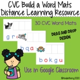 CVC Word Building Mats {Distance Learning Google Classroom}