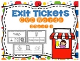 CVC Words Exit Tickets (short a words)