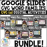 Google Slides™ CVC Short A Word Families Digital Activitie
