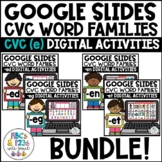 Google Slides™ CVC Short E Word Families Digital Activitie