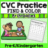 CVC Word Families Find & Color