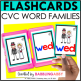 CVC Word Families Flashcards - Taskcards - Science of Read