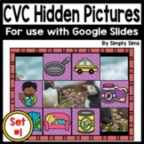 CVC Word Families | Google Slides | CVC Words | Hidden Pic