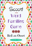 CVC Word Families Scoot Game - 'Roll an Onset'