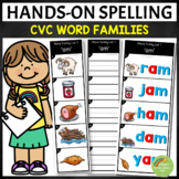 CVC Word Families Spelling Strips