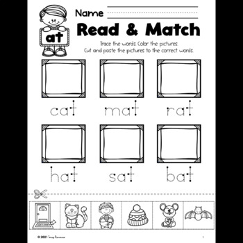 CVC Word Families Worksheets by Tong Stevens | Teachers Pay Teachers