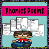 CVC Word Families phonics Poems for Grades 1 and 2