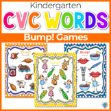 CVC Word Family Bump! Games for literacy centers