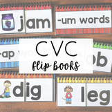 CVC Short Vowel Flip Books