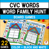 CVC Word Family House Hunt | Word Families | Science of Re