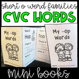 CVC Words Activities: Short O Mini Books