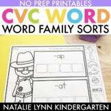 CVC Word Family Picture Sorts