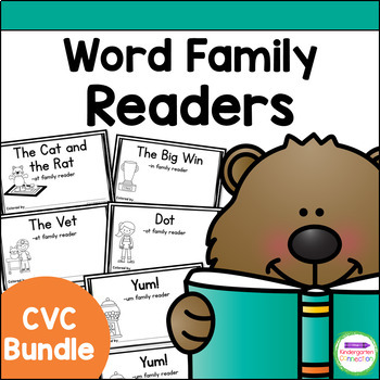Preview of CVC Word Family Readers with Decodable Text
