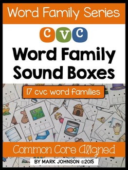 Preview of CVC Word Family Sound Boxes
