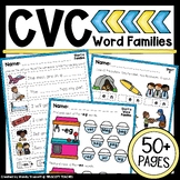 CVC Word Family Worksheets: CVC Word Family Lists, CVC Act