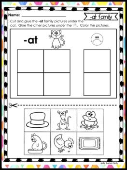 CVC Word Family Worksheets | Science of Reading Aligned by My Teacher Party