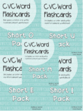 CVC Word Flashcard Short Vowels *Bundle*