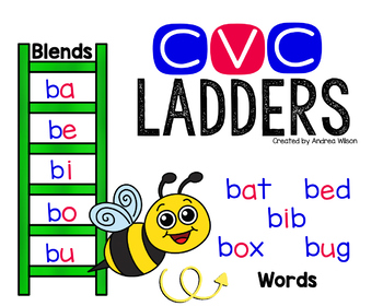 Preview of CVC Word Ladders