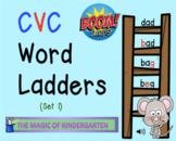 CVC Word Ladders (Set 1) ~Boom Cards