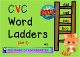 CVC Word Ladders (Set 2)~Boom Cards