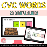 CVC Word Literacy Activity with Google Jamboard™ and Googl