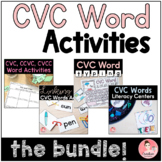 CVC Word Literacy Centers and Activities