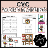 CVC Word Mapping | Short a | Phonics | Phonics Worksheets 
