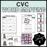 CVC Word Mapping | Short e | Phonics | Phonics Worksheets 